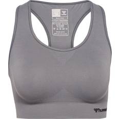 Damen - Grau Tanktops Hummel Hmltif Nahtloses Sporttop für Damen Grau