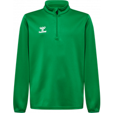 Grøn - Piger Sweatshirts Hummel Hummel Essential Træningstrøje Med Halv Lynlås Børn Jelly Bean 116