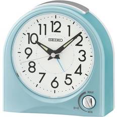 Seiko Quartz Alarm Clock Light Blue