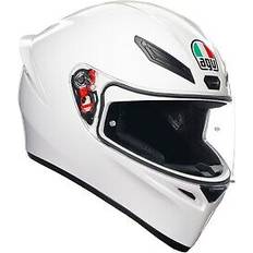 Herren Motorradhelme AGV K1 MONO Integralhelm weiss Herren