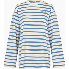 Stribede Bluser Baum und Pferdgarten Jeevana Top Blue EBB Whisper Stripe Stribet