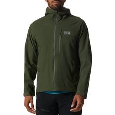 Elastan/Lycra/Spandex Regenjacken & Regenmäntel Mountain Hardwear Stretch Ozonic Full Zip - Green