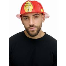 Cheap Chapeaux Fun World Red Fireman Adult Hat Firefighter Accessories As Shown (One-Size)