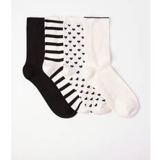 Lindex 4-pack ribbed socks