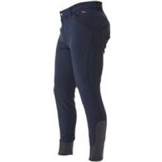 Blue Riding Helmets Riding Pants With Grip - Bleu