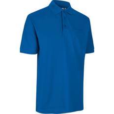 5XL Pikétröjor ID Pro Wear Polo Shirt Pocket Azur