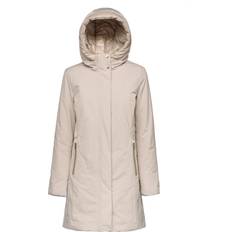 Elastane/Lycra/Spandex - Women Rain Jackets & Rain Coats Geox Women's waterproof jacket Spherica Blanc