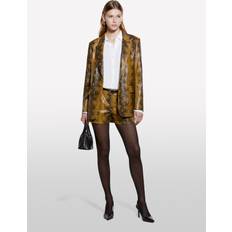 Multicolore Blazers SISLEY Python Faux Leather Blazer, Multi