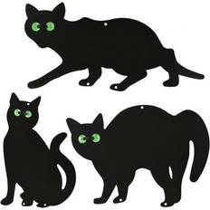 MantraRaj Mantraraj Pack Of 3 Garden Cat Deterrent Scarer With Marble Eyes Fox Metal Pest Control Repellent Scarer Nuisance - One Size