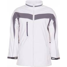 Arbejdstøj & Udstyr Planam Softshell Jakke - Hvid/Zink