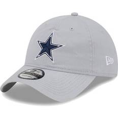 New Era Dallas Cowboys Caps New Era Men's Gray Dallas Cowboys Main Core Classic 2.0 9TWENTY Adjustable Hat