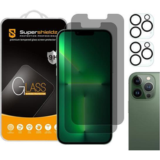 Screen Protectors kolitt Supershieldz (2 Pack) (Privacy) Anti Spy Screen Protector Designed for iPhone 13 Pro Max (6.7 inch) Camera Lens [Tempered Glass] Screen Protector