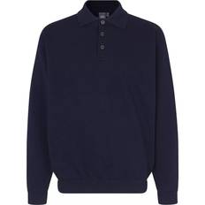 Polo Sweatere ID Identity Game langærmet Polo sweatshirt, Marine