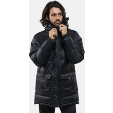 Dun/Fjäderfyllning - Herr Kappor & Rockar EQPE Habllek Down Parka Deep Black