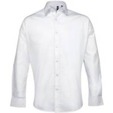 Unisex Shirts Premier Supreme Poplin Formal Shirt White 18.5 in