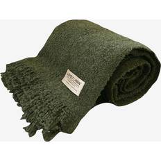 Lovely Linen Curly i Bouclé - Grøn Tæppe Grøn