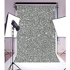 Photo Backgrounds YongFoto 2x3m Vinylfotografi Bakgrund Bokeh Halos Glitter Spots Silver Tapet Romantisk Foto Bakgrund Bakgrundsbilder för fotografering Fest Barn Personlig Porträtt Foto Studio Rekvisita