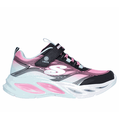 Skechers Black Trainers Skechers Kid's S-Lights Cosmic Glow - Black/Multi