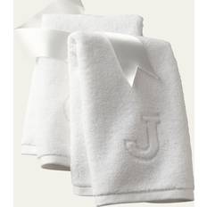 Egyptian Cotton Bath Towels Matouk Auberge Monogrammed - (G) Bath Towel White