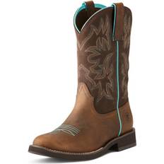 Ariat Boots Ariat Women's Delilah Round Toe Western Boots Distressed Brown