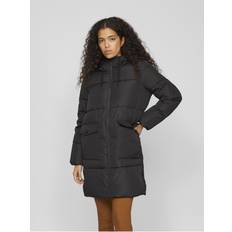 Vila Woman Coats Vila Hooded Puffer Coat