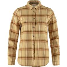 Fjällräven Dame Övik Heavy Flannel Skjorte (Beige (DUNE BEIGE-BUCKWT BRWN/196-232) X-small)