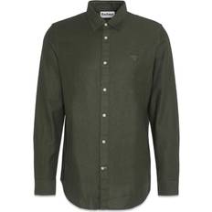 Barbour Herre Skjorter Barbour Twilbridge Tailored Shirt Olive/Ancient Herre