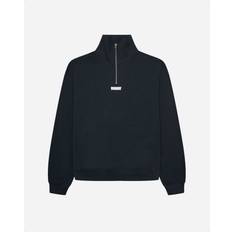 Herre - Naturfarvet Sweatere Woodbird Lee Half Zip Navy