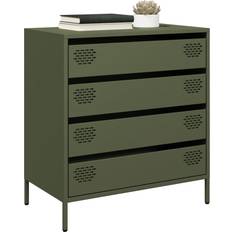 Verde Madie vidaXL Credenza Verde Oliva 68 x 39 x 73.5 cm Madia