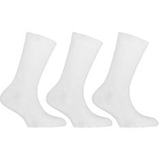 Socks Universal Textiles Kids Plain Cotton School Socks (Pack Of 3) (UK Shoe 4-6.5) White