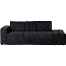 Beliani Furniture Beliani Modern 3 Seater Bed With Storage Sectional Ottoman Sofa