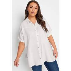 Yours Denim Chambray Shirt White 30-32