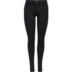 Only Herr Kläder Only Medelhög Midja Skinny Fit Jeans - Svart