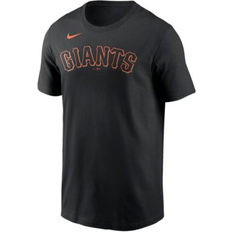 San Francisco Giants T-shirts Nike San Francisco Giants Men's Swoosh Wordmark T-Shirt Black