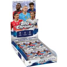 Topps 2023/24 Chrome UEFA Club Competitions Factory Sealed Hobby Box