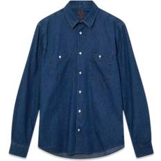 Denim/Jeansstof Skjorter Mos Mosh MMGGibson Denim Spring Shirt