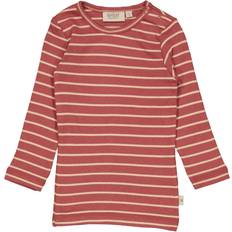 Wheat 86 Bluser & Tunikaer Wheat WHEAT Langærmet Rib T-shirt apple butter stripe