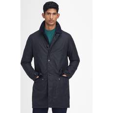 Barbour Cappotti Barbour Wax Mac, Navy/Green