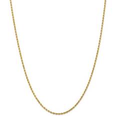 Oro Collane Quality Gold Bloomingdale's Fine Collection Men's 14K Yellow 2mm Diamond Cut Rope Chain Necklace, Exclusive