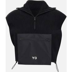 One Size Vests Y-3 Weste Hooded Vest UNISEX Black Universal