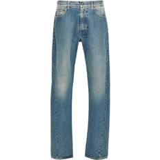 Maison Margiela Margiela-Washed Denim Jeans Blu-Uomo Blue