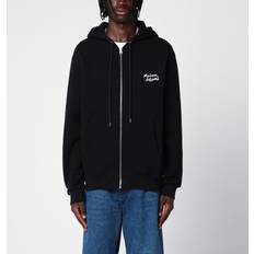 Maison Kitsuné Zip-up Hoodie - Sort