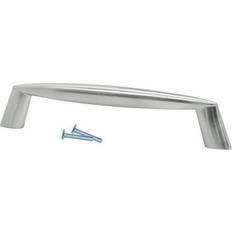 Rok Modern Slanted Style 5-1/32" Brushed Nickel Kitchen Cabinet Handle Pull P508128bn