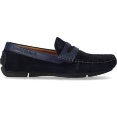 Low Shoes Emporio Armani Driver Blue Loafer