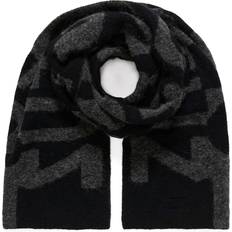 Gestuz Tilbehør Gestuz Alphagz Scarf Tilbehør 10909451 Charcoal Melange/Deepblack (ONE)