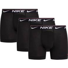 Nike Microfiber Men's Underwear Nike Nike 3-Pack Trunks, Black
