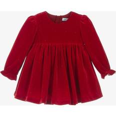Abel & Lula Girls Red Velvet Dress
