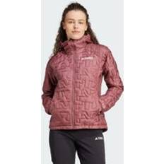 Donna - Sci Abbigliamento esterno Terrex Xperior PrimaLoft Loose Fill Insulated Hooded Jacket Burgundy