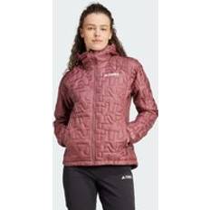 adidas Terrex Xperior PrimaLoft Loose Fill Insulated Hooded Jacket Burgundy