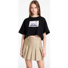 Vans Nainen T-paidat Vans Swan SS Relax Crop T-shirt - Black